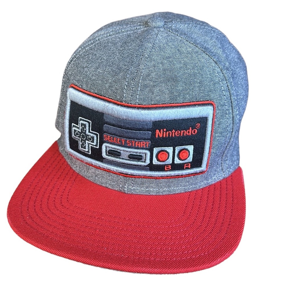 Nintendo Nes Video Game Controller Embroidered Gr… - image 5